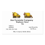 Cement Mixer Truck Business Cards