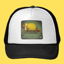 Cement Mixer Truck Operator Quote Hat hats