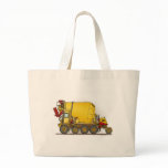 Cement Mixer Truck Tote Bag