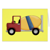 Cement Mixer Tshirts and Gifts cards