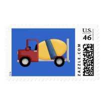 Cement Mixer Tshirts and Gifts Postage Stamp