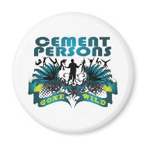 Cement Persons Gone Wild magnets by busybrain Cement Persons Gone Wild magnets