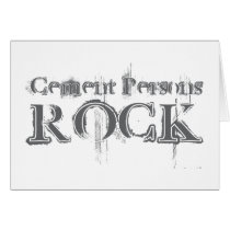 Cement Persons Rock cards by busybrain Cement Persons Rock cards
