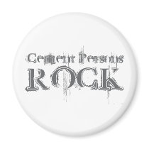 Cement Persons Rock magnets by busybrain Cement Persons Rock magnets