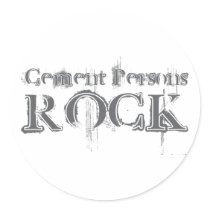 Cement Persons Rock stickers by busybrain Cement Persons Rock stickers