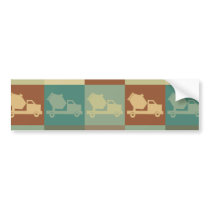 Cement Pop Art bumper stickers
