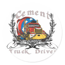 Cement Truck Driver stickers