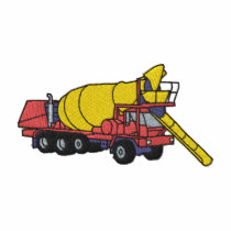 Cement Truck embroidered shirts