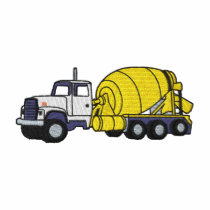 Cement Truck embroidered shirts