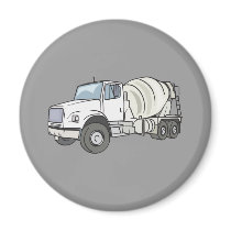 Cement Truck magnets