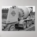 Cement Truck Print