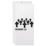 cemetery 2.0 icon personalized rack card