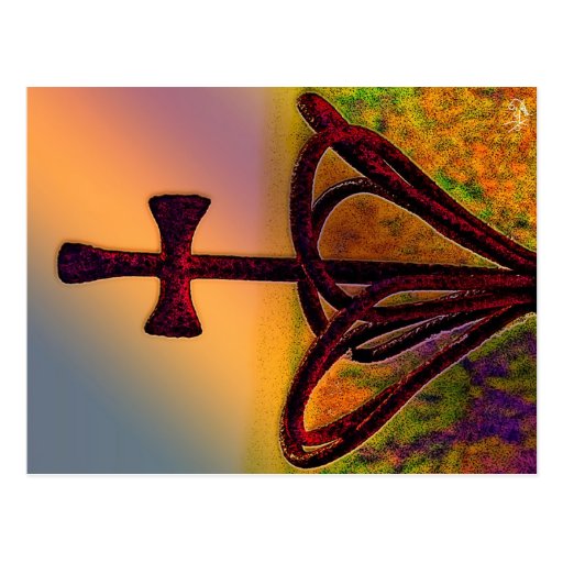 Cemetery Art, St. John Cemetery, Crabapple, TX Post Cards