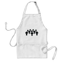 Cemetery - Black Crosses aprons