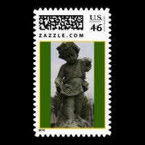 cemetery cherub postage by wolffreeborn cemetery cherub postage