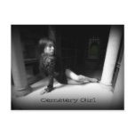 Cemetery Girl Post Card