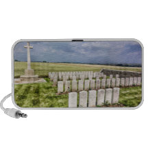 Cemetery in France iPod Speakers