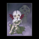 "Cemetery Mist" Postcard