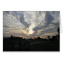 Cemetery Sunrise 3 Card by duelingdualities Cemetery Sunrise 3 Card