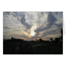 Cemetery Sunrise 3 Card by duelingdualities Cemetery Sunrise 3 Card