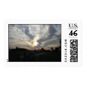 Cemetery Sunrise 3 Postage Stamp