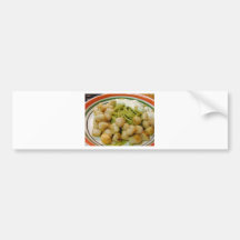 Cena de la comida de las pastas de los mariscos de etiqueta de parachoque