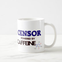 Censor Powered by caffeine Mugs