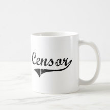Censor Professional Job Coffee Mug