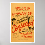 Censored Hollywood Shocked 1936 WPA posters