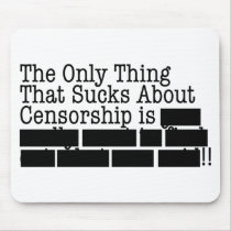 Censorship mousepads