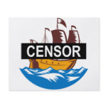 Censorship Ship Boat flyers