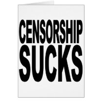 Censorship Sucks cards