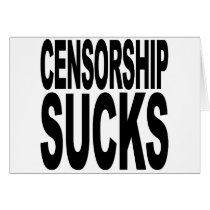 Censorship Sucks cards