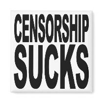 Censorship Sucks magnets