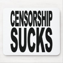 Censorship Sucks mousepads