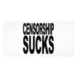 Censorship Sucks Photo Card