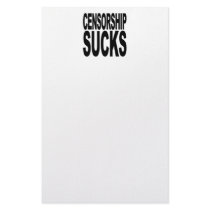 Censorship Sucks stationery