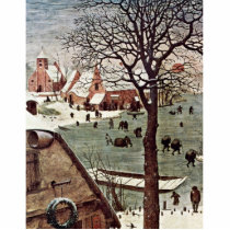 Census At Bethlehem, Detail By Bruegel D. Ä. Piete Acrylic Cut Out