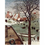 Census At Bethlehem, Detail By Bruegel D. Ä. Piete Acrylic Cut Out