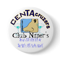 CenTAcruzers Logo Club Niner's Button
