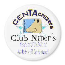 CenTAcruzers Logo Club Niner's Door Magnet