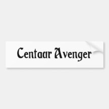 Centaur Avenger Sticker Bumper Sticker