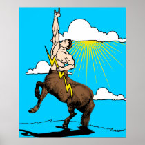 Centaurs Vintage Poster