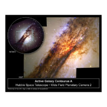 Centaurus A Galaxy Hubble Telescope posters