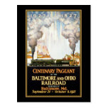Centenary Pageant Baltimore and Ohio Railroad Post Cards