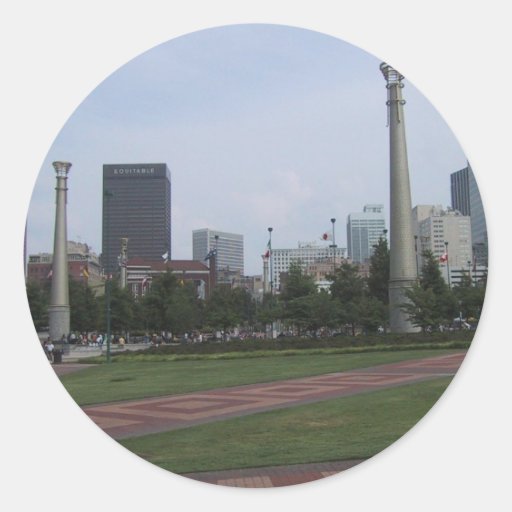 Centenial Olympic Park At Downtown Atlanta, Ga, Stickers
