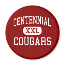 Centennial - Cougars - High - Circle Pines magnets