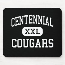 Centennial - Cougars - High - Franklin Tennessee Mouse Pad