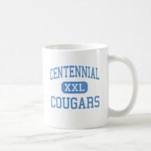 Centennial - Cougars - High - Franklin Tennessee Coffee Mugs