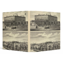 Centennial Hotel, Tecumseh, and Neb, Nebraska 3 Ring Binders